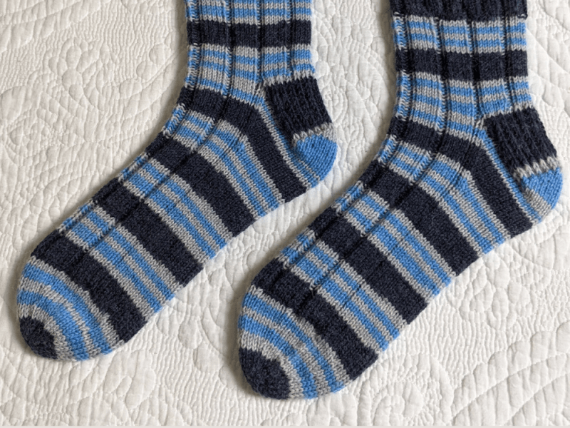 Wide Rib DK Weight&nbsp;Socks